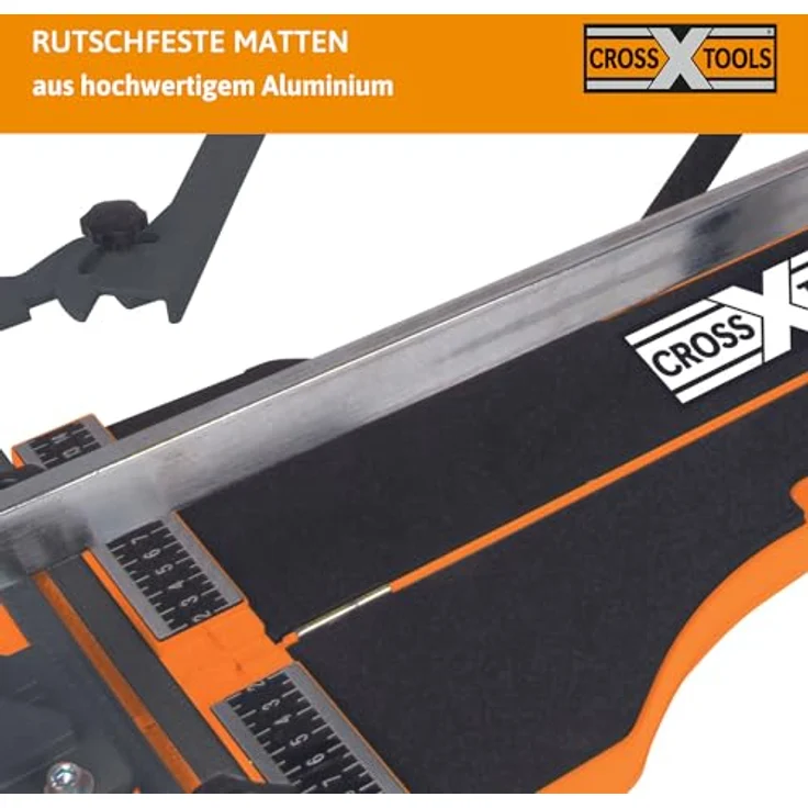 Cross Tools 68659 CUT 730 manueller Fliesenschneider, schwarz-orange – Bild 6