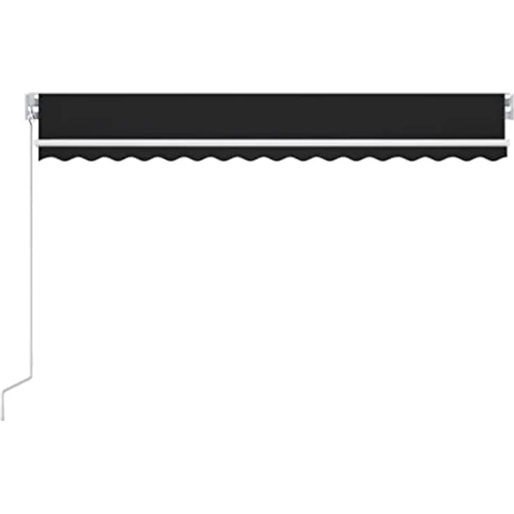 vidaXL Gelenkarmmarkise Einziehbar 400x350 cm Anthrazit – Bild 8