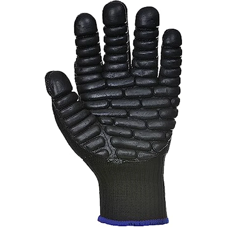 Portwest Anti-Vibrations-Handschuh, Größe XL, Schwarz, stoßdämpfend und vibrationsreduzierend für Elektrowerkzeuge, EN ISO zertifiziert – Bild 2