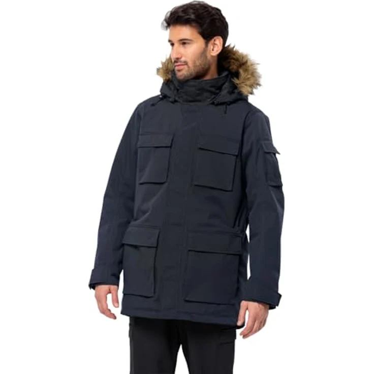 Jack Wolfskin Herren Glacier Canyon Parka, night blue, XXL EU – Bild 1