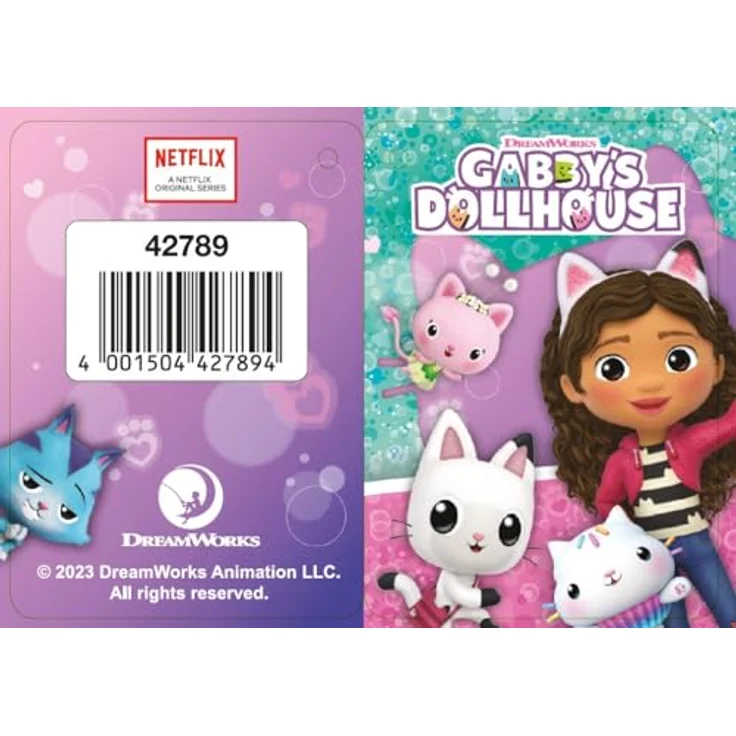 Schmidt Spiele 42789 Gabbys Dollhouse, DJ Katzenminze, 28 cm Plüschfigur – Bild 3