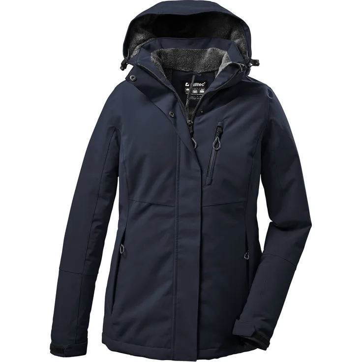 Killtec Anorak KOW 140 WMN JCKT DUNKELNAVY, Damen Funktionsjacke mit wasser- und winddichtem Design, atmungsaktiv