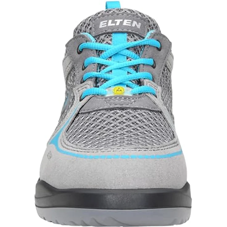 ELTEN MILA aqua Low ESD S1 74720 Damen Sicherheitsschuh, Grau-Türkis, mit Stahlkappe und orthopädischer Zulassung – Bild 7