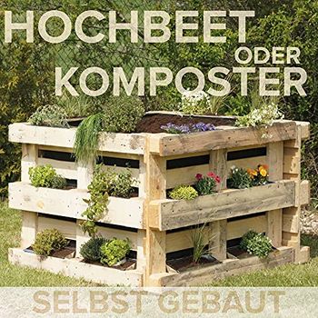 UNUS Garden Blumenkasten Paletten Einsatz Set inklusive Vlies passend