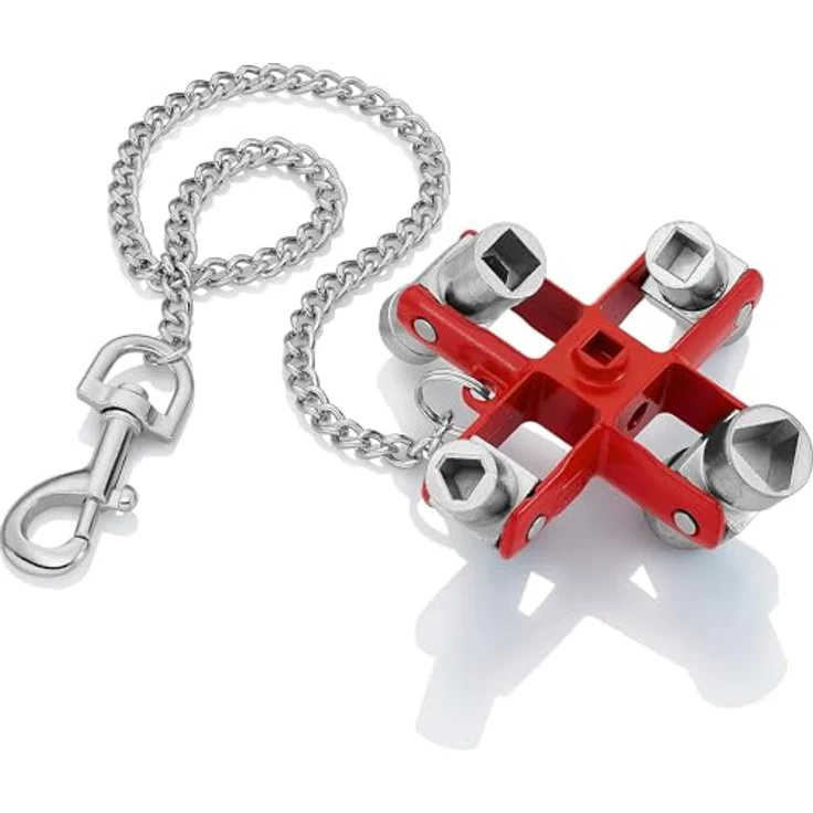 KNIPEX 00 11 06 Universal-Schlüssel für gängige Schränke und Absperrsysteme 90 mm – Bild 4