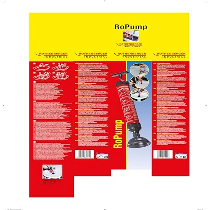 Rothenberger Industrial 7.1991 Rohrreiniger Pumpe 40cm Sonstiges Handwerkzeug – Bild 6