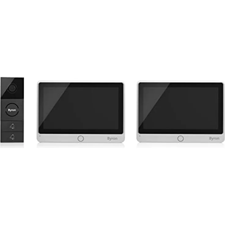 Byron Video-Gegensprechanlage mit zwei 7 Zoll HD Touchscreen 720p (erweiterbar) Videoaufnahmefunktion Nachtsicht, DIC-24122 – Bild 5