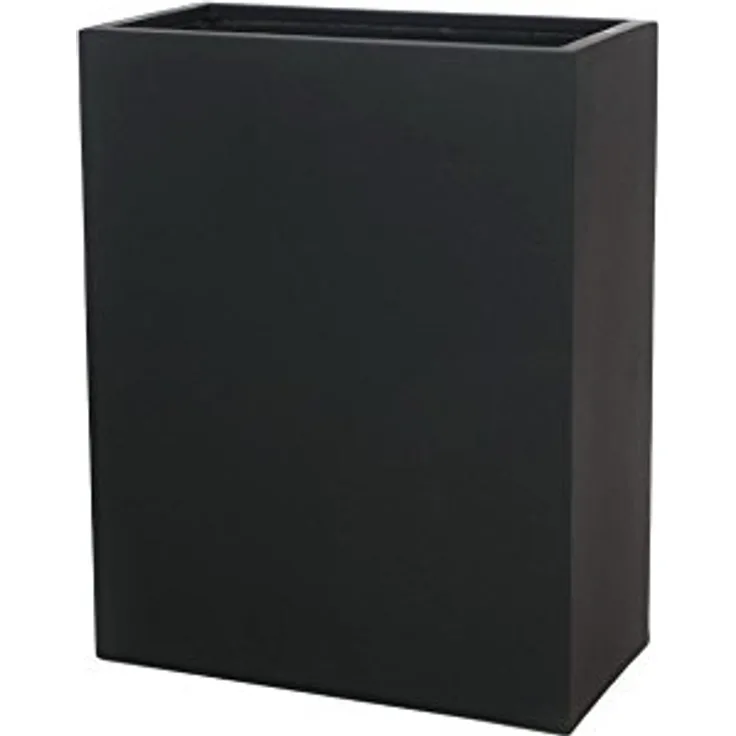 VIVANNO Pflanzkübel Raumteiler Sichtschutz Fiberglas ELEMENTO Anthrazit - 59x30x75