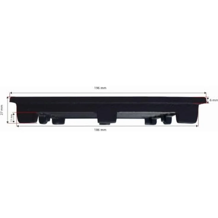 Marley Gussrost 196x196mm, Einlaufrost aus Gusseisen, frostbeständig, PKW befahrbar Klasse B 125 – Bild 2