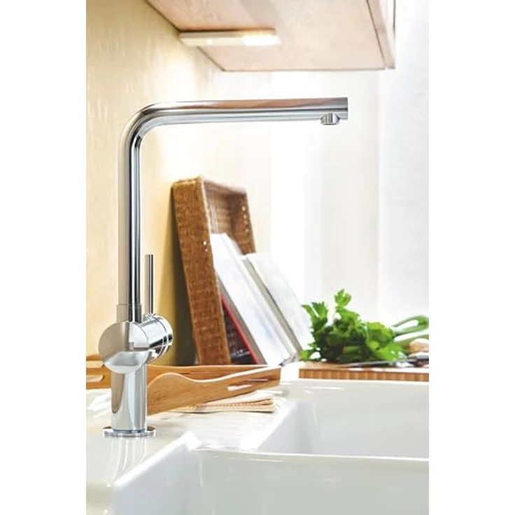 Grohe Minta Einhand-Spültischbatterie mit L-Auslauf, Chrom – Bild 2