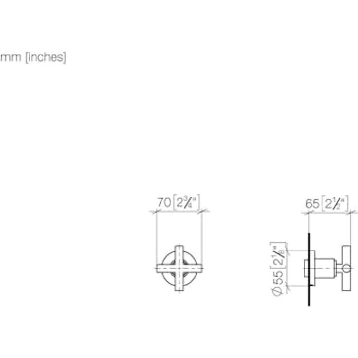 Dornbracht Unterputzventilarmatur 36608892-00, re-schließend, für Duschinstallation, langlebiges Design, 55 mm Rosette, Made in Germany – Bild 2