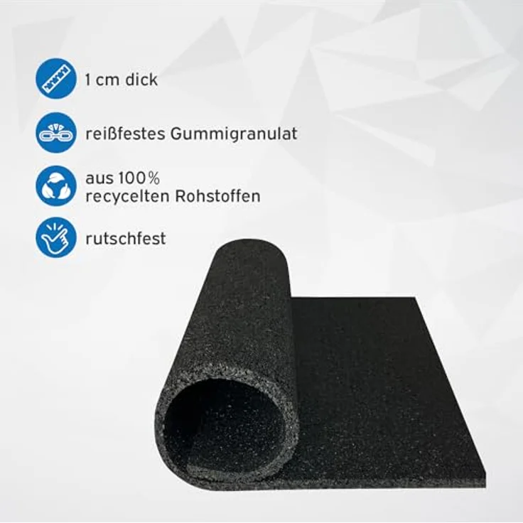 Antivibrationsmatte für Waschmaschinen 60x60x1cm - Kör4u – Bild 6
