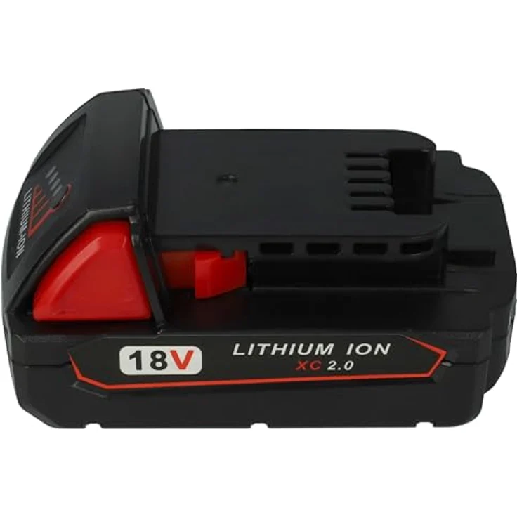 vhbw Akku kompatibel mit BTI 18V Geräte ab 4/2013 Werkzeug (2000 mAh, Li-Ion, 18 V) - Hochleistungs-Akku in schwarz/rot – Bild 4