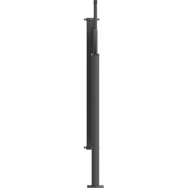 vidaXL Ausziehbare Seitenmarkise Anthrazit, 300 x 100 cm, UV-beständig, wasserabweisend, mit Stahlrahmen und automatischem Rückziehmechanismus – Bild 7