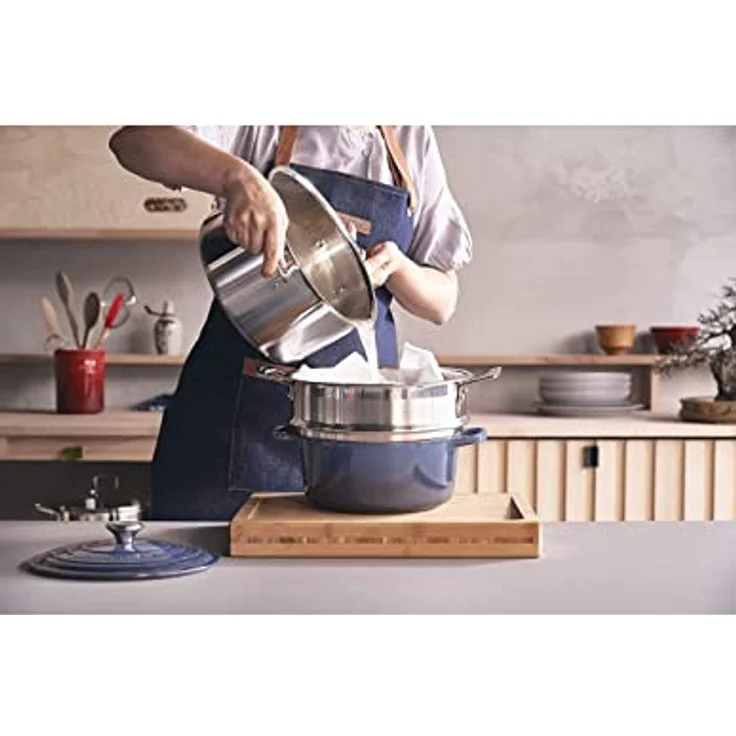 Le Creuset Schürze Denim – Bild 4
