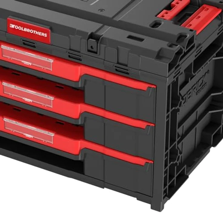 Toolbrothers RHINO XXL Drawer 3, Werkzeugkoffer mit 3 Schubläden, verstellbaren Trennwänden und IP66 Schutzklasse – Bild 5
