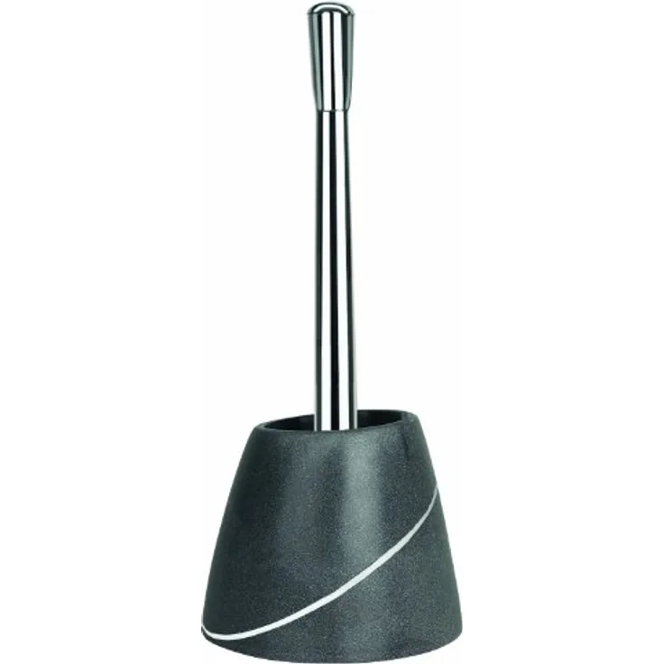 Spirella "Etna WC Bürste Toilettenbürste in Steinoptik aus Polyresin 17x13x19cm Grau