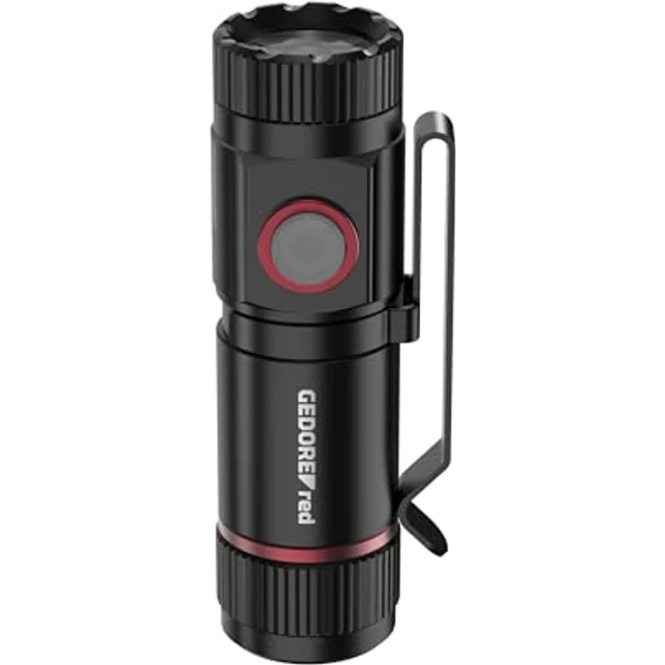 Gedore Red Mini Boost 1000 R95300073, kompakte Handleuchte mit 1000 Lumen, 4 Leuchtstufen, USB-C Ladefunktion, IP44, IK07 – Bild 1