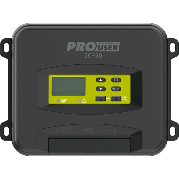 ProUser SCP50 PWM Laderegler, Solar-Laderegler für 12V, 24V, 36V, 48V, 50A – Bild 1