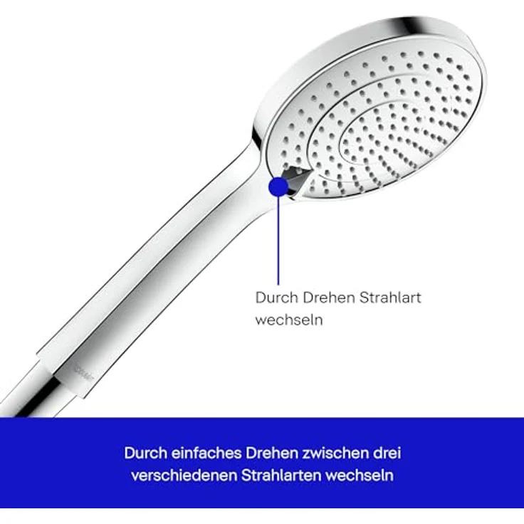 OTTO Duravit Handbrause UV0652016010, mit Silikonnoppen und Strahlartenumstellung, in Weiß – Bild 4