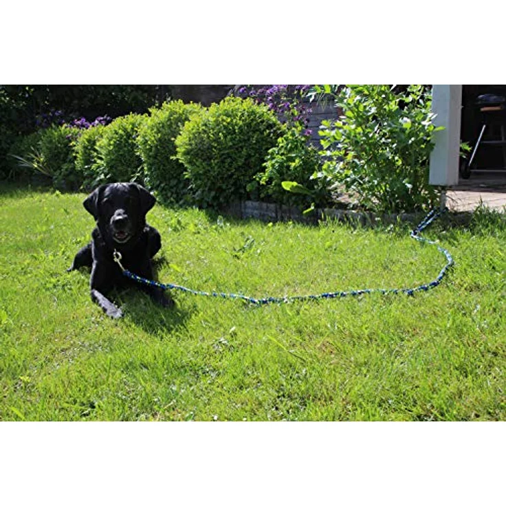 Activity4Dogs Geflochtene Hundeleine, 4-fach verstellbar, 2,80 m lang, für große Hunde, bunt, Made in Germany – Bild 5