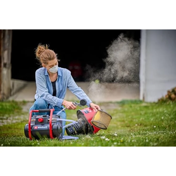 Einhell, Kompressor, Einh Akku-Kompressor TE-AC 36/150 Li OF-Solo (8 Bar, 6 l) in Blau – Bild 4