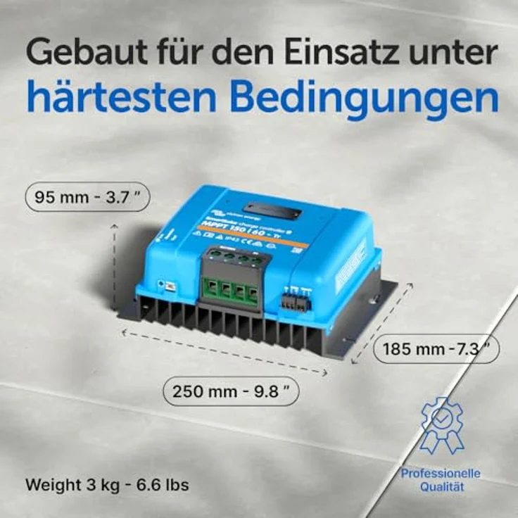 Victron Energy SmartSolar MPPT 150/60-Tr, Solar-Laderegler mit integriertem Bluetooth, flexibler Spannungsanpassung und optionalem LCD-Display – Bild 3