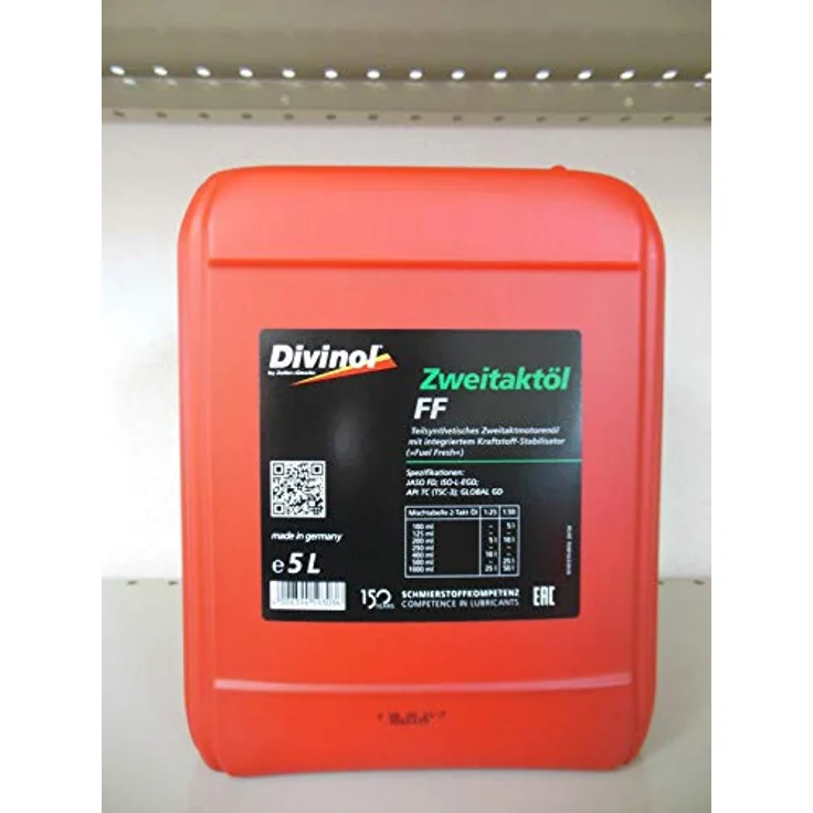 Divinol 26150 Zweitaktöl FF 1x5 Liter 2-Taktöl teilsynthetisch 2T Mischöl – Bild 2