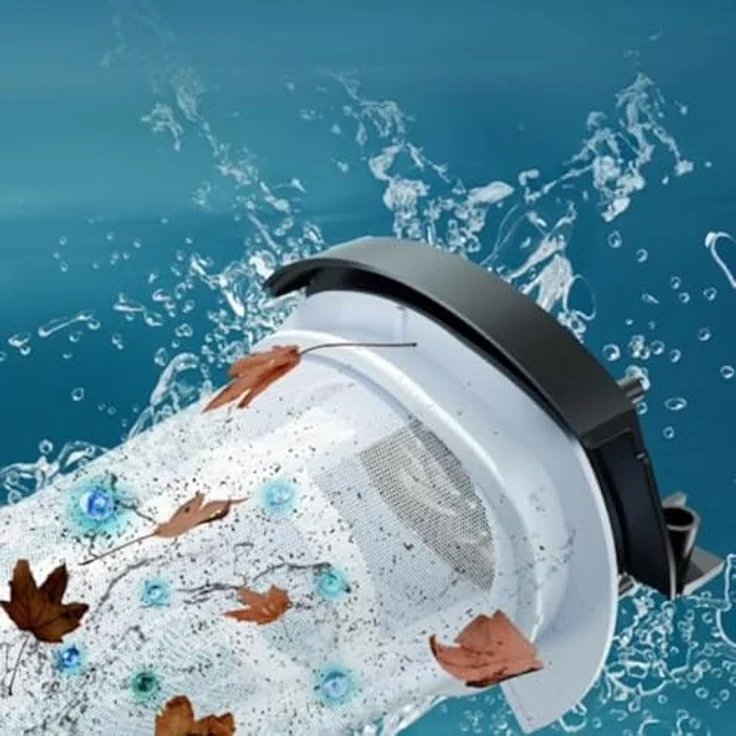 Aiper Pilot X1, Poolsauger mit 1260 GPH Saugleistung, Vollwinkel-Reinigung und 45 Min. Akkulaufzeit, inkl. 2 Zusatzfilter – Bild 3