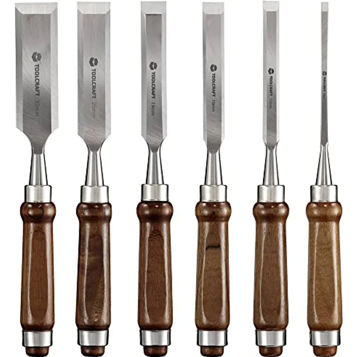 TOOLCRAFT TO-7873785 Holzmeißel, 6-tlg. Set – Bild 1