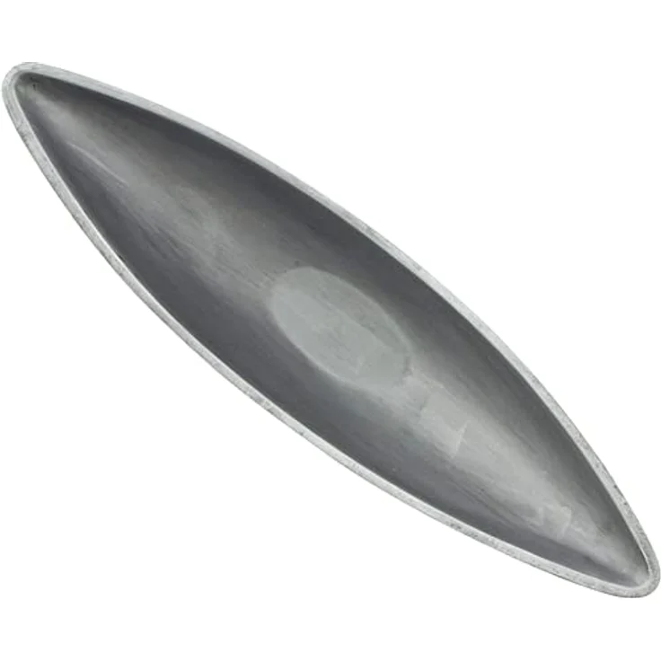 Dekoleidenschaft große Pflanzschale Silber 60 cm lang, Pflanzgefäß im Antik Look Blumenschale – Bild 4