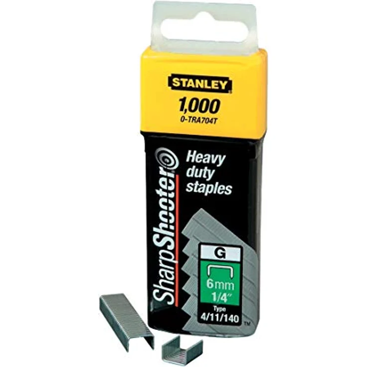 Stanley Tackerklammern Typ G 11 - 6mm 1000 Stück – Bild 4