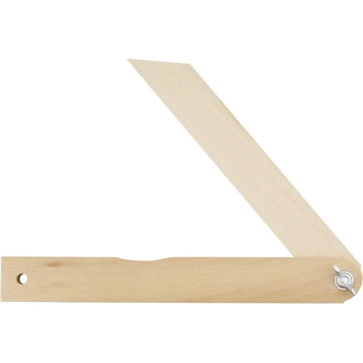 kwb Profi Holzschmiege 300 mm, Rotbuche, präzises Winkelmaß für Holzarbeiten – Bild 1