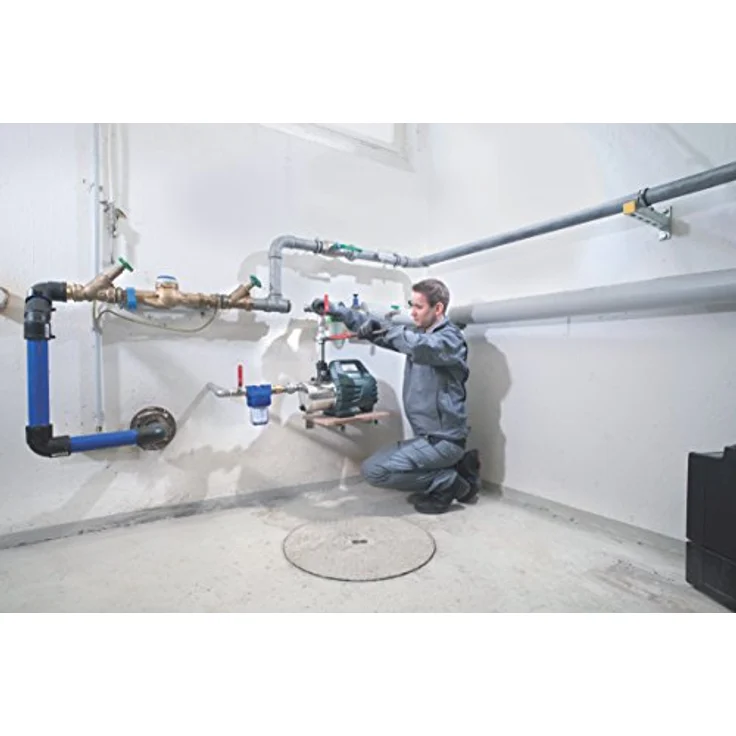 Metabo Hauswasserautomat HWA 6000 Inox Edelstahl Bewässerung Fördern Klarwasser Hauswasserautomat 6.000 l/h 8 m|55 m 5,5 bar – Bild 4