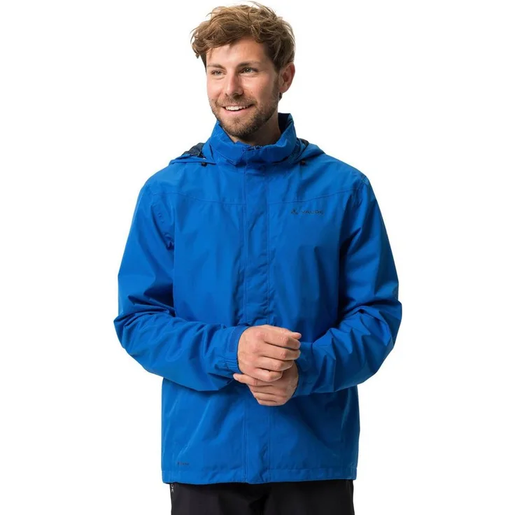VAUDE Fahrradjacke MEN'S ESCAPE BIKE LIGHT JACKET, umweltfreundlicher Regenschutz, blau
