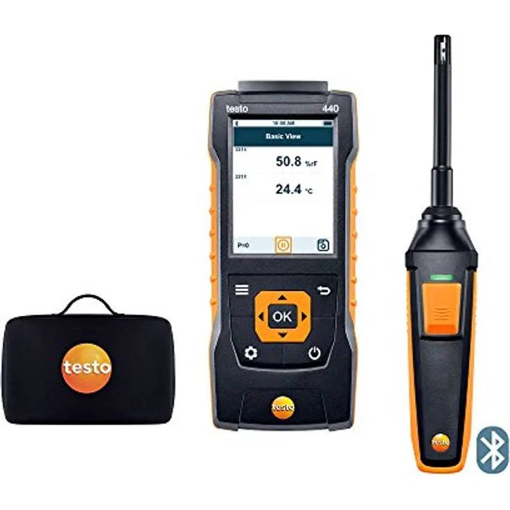 Testo 440 Feuchtigkeits-Set mit Bluetooth®