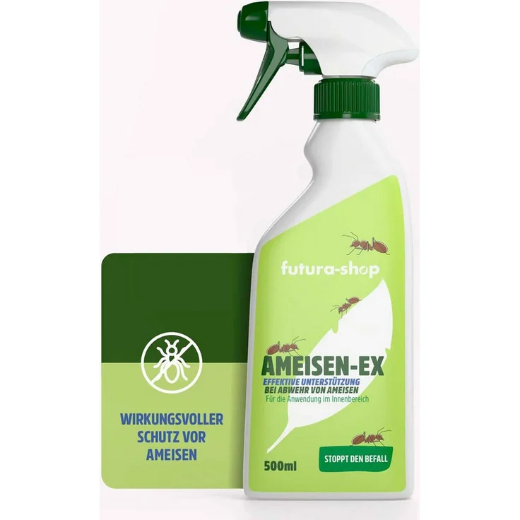 Futura-Shop Ameisenspray "Ameisen Ex", Langzeitwirkung, wasserbasiert, 500 ml