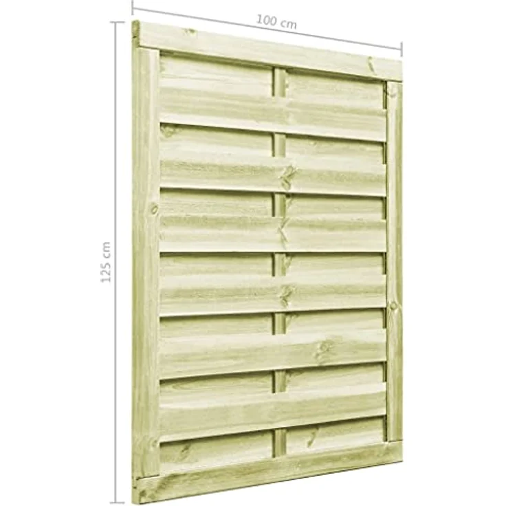 vidaXL Gartentor Imprägniertes Kiefernholz 100 x 125 cm grün – Bild 4