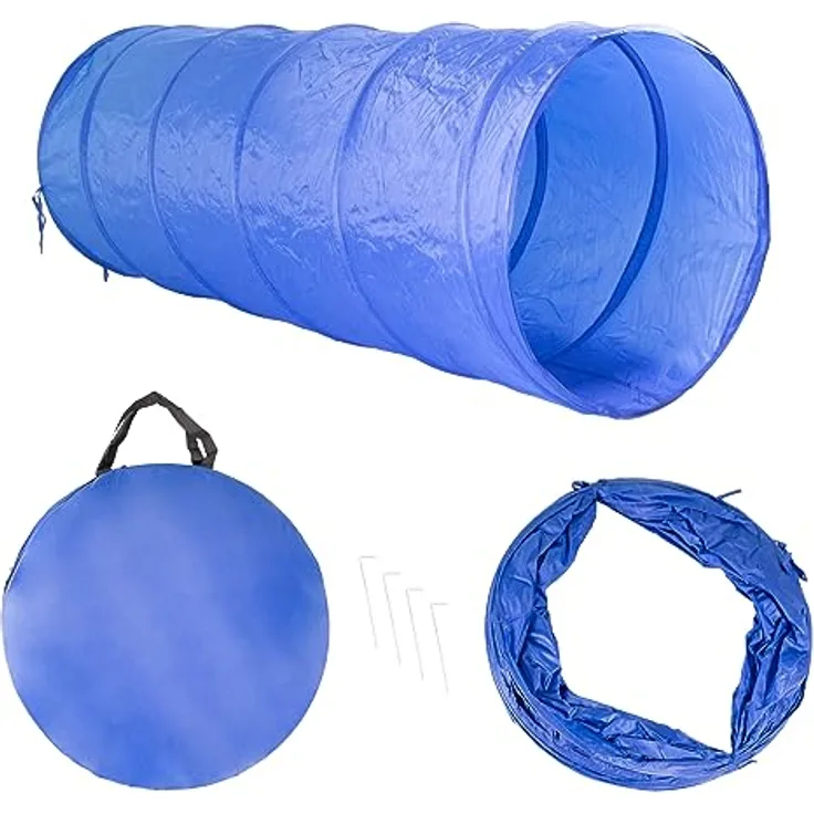 NATIV Tunnel für Hundetraining, 55x144 cm, Agility Training für Hunde, Hundesport