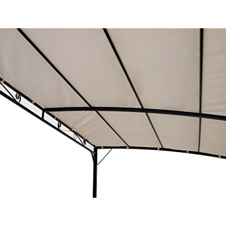 DEGAMO Pavillon-Ersatzdach MANTOVA, 300x250cm, PVC-beschichtet ecru – Bild 6