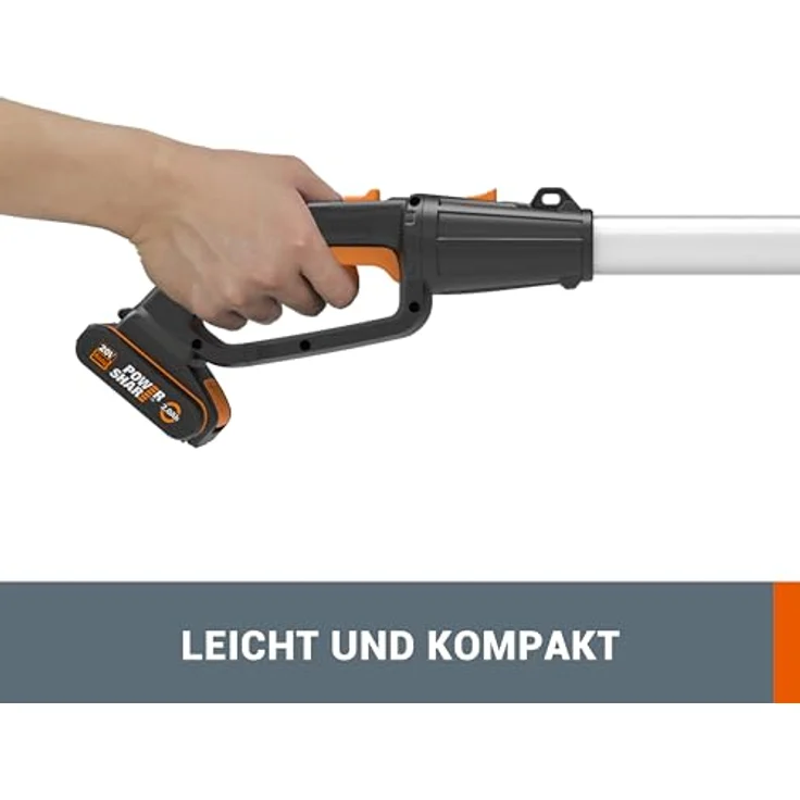 WORX 20V Akku Teleskop-Heckenschere WG252E.9-Ohne Akku & Ladegerät, schwarz – Bild 2