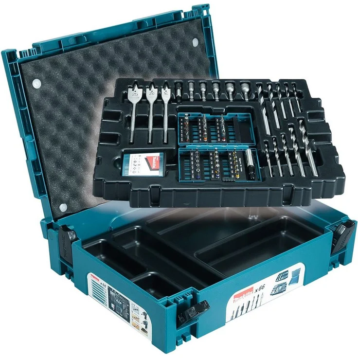 Makita B-43044 Bohrer Bit Set 66tlg. im MAKPAC Koffer – Bild 3