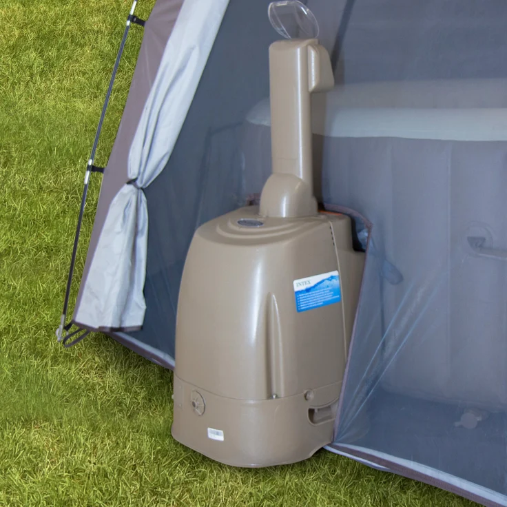 Steinbach Whirlpooldach Ø 350 x 220 cm für Whirlpools bis ca. Ø 239 x 71 cm – Bild 4