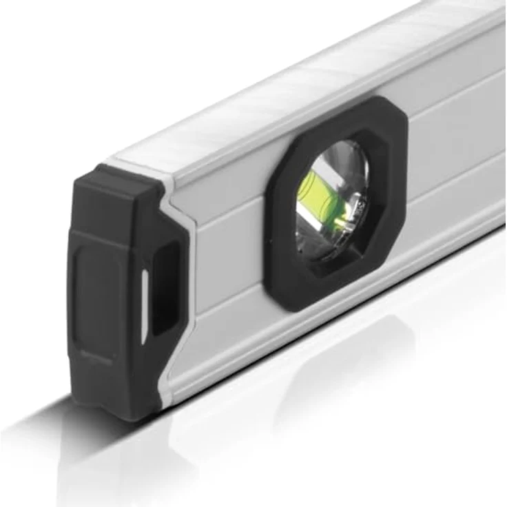 STAHLWERK Digitale Wasserwaage DW-800 ST aus Aluminium 800 mm Länge magnetische Richtwaage - LED-Display, horizontale Libelle, akustisches Signal, silber – Bild 2