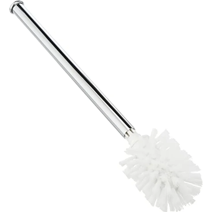 Hansgrohe 40089000 WC-Bürste Logis Classic mit Stil, verchromt, Weiß – Bild 1