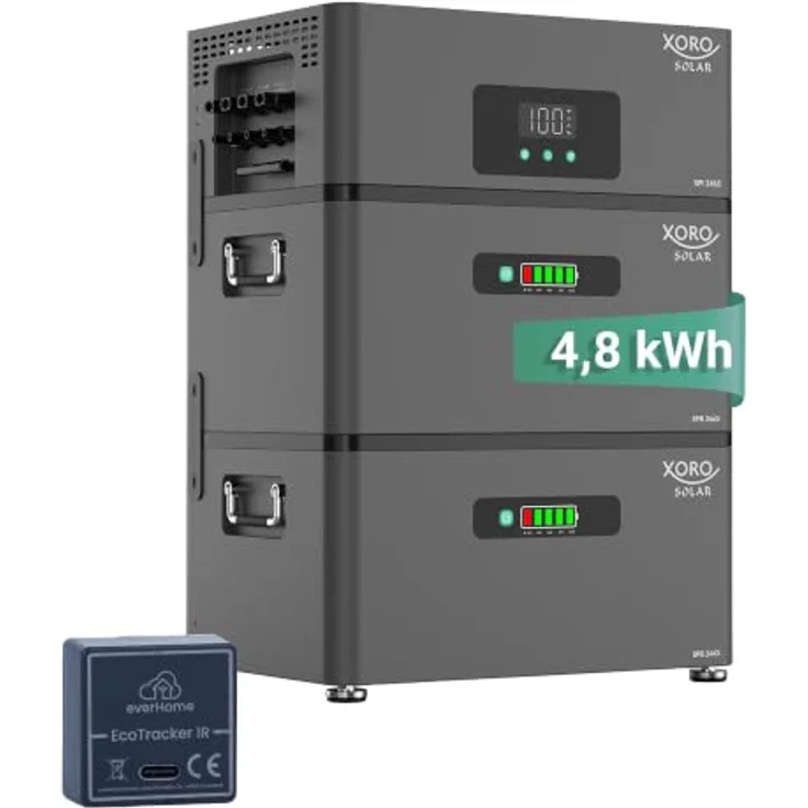 XORO SOLAR ATLAS-E PLUS 4.8 kWh, Hybrid-Energiespeicher mit everHome EcoTracker, modular erweiterbar, Notstromfunktion, IP65-Bauweise – Bild 1