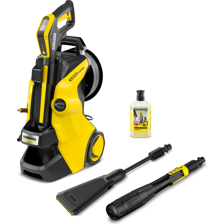 Kärcher Hochdruckreiniger K 5 Premium Smart Control Flex eco!Booster, mit Bluetooth-Verbindung und Boost-Modus, inkl. 1 Liter Universalreiniger
