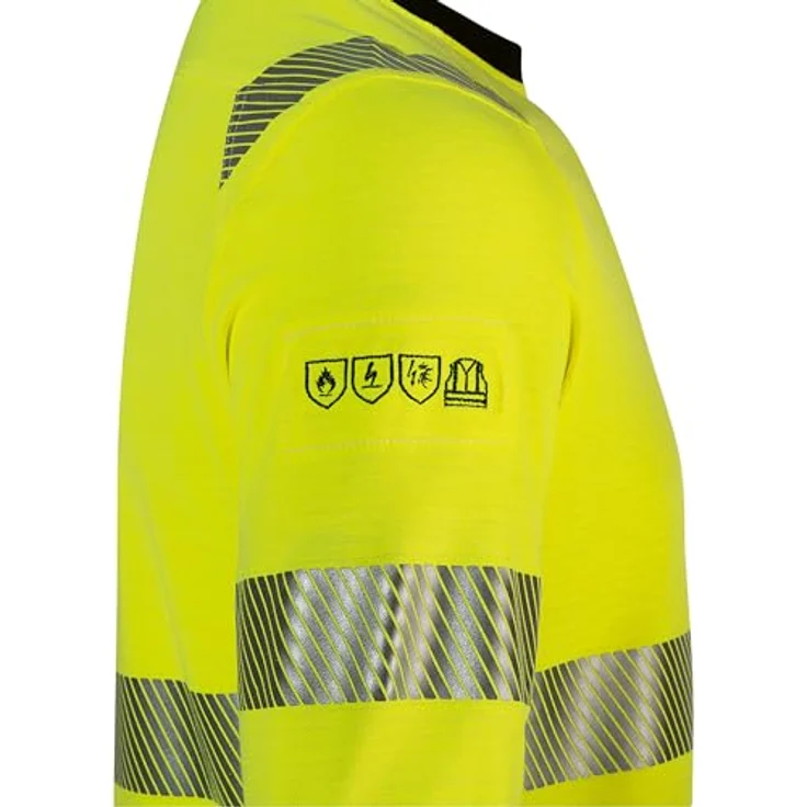 Uvex Sports uvex suXXeed Multifunktions-Arbeitsjacke, Longsleeve, hochsichtbar, schwer entflammbar, gelb, L – Bild 4