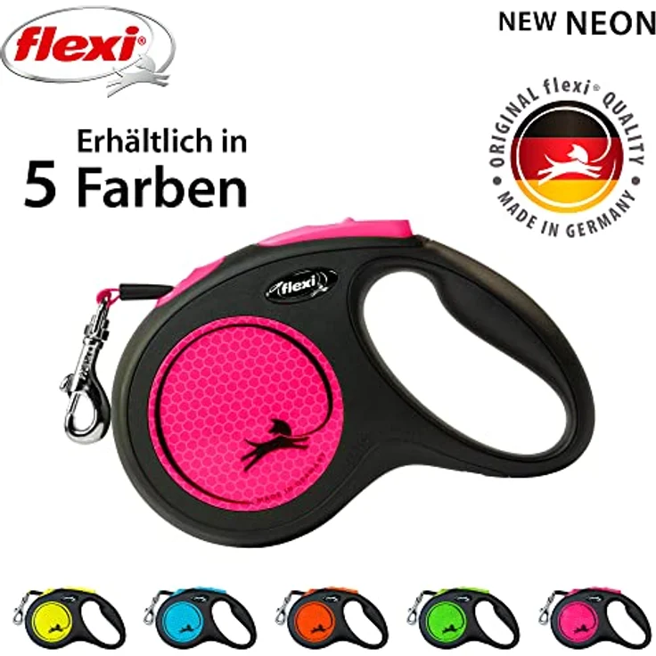 flexi Rollleine New Neon - Rosa - M, 4000498032107, Multi, small – Bild 5