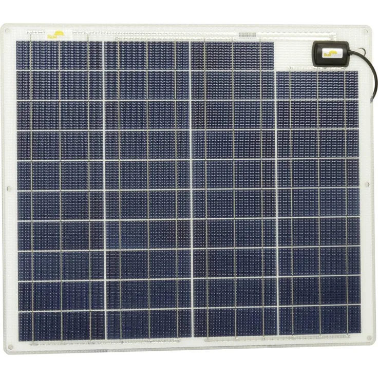 SunWare SW-20183, 60 Wp Monokristallines Solarmodul mit vorderseitigem Kabelanschluss, für Boote und Kraftfahrzeuge, Made in Germany